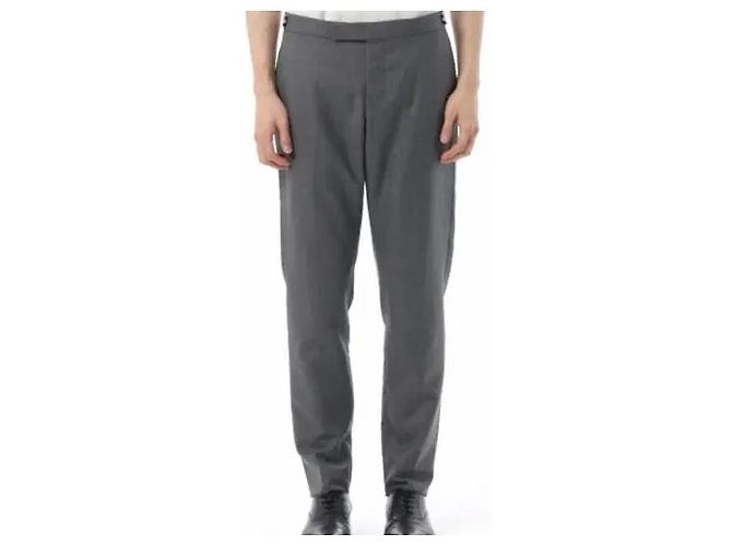 Thom Browne Wool Twill Count Slacks Pants Suit Black - view 9