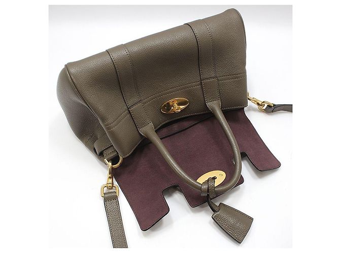 Mulberry Borsa a tracolla Small Bayswater con finiture dorate Marrone - vista 6