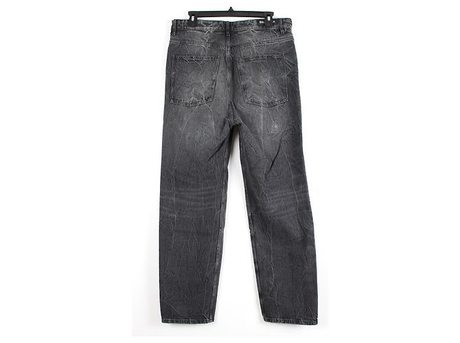 Balenciaga Schwarze Washed Denim Hose - Ansicht 2