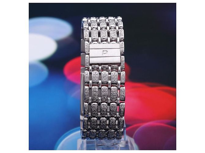 Piaget Orologio da uomo in oro bianco e diamanti Rosso - vista 4