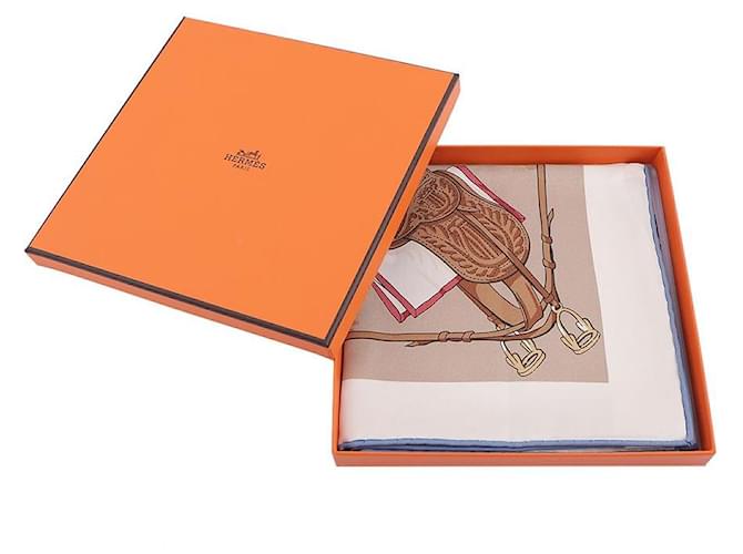 Hermès Bufanda Elegancia Naranja - vista 12