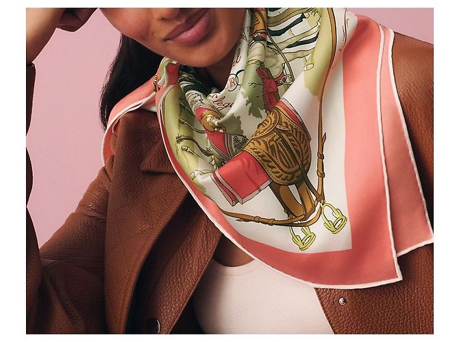 Hermès Bufanda Elegancia Multicolor - vista 5