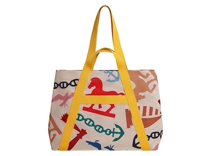 Hermès Bolso de playa Multicolor - vista 4