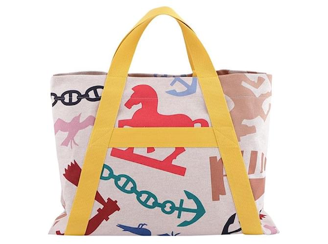 Hermès Bolso de playa Multicolor - vista 8