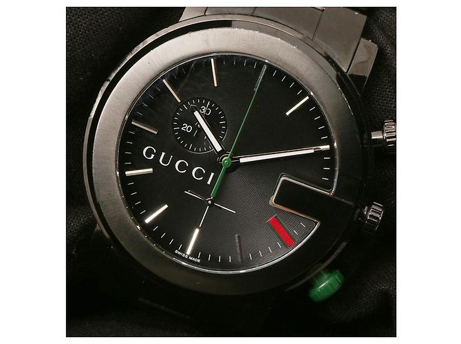 Gucci Relógio Cronógrafo Preto - vista 3