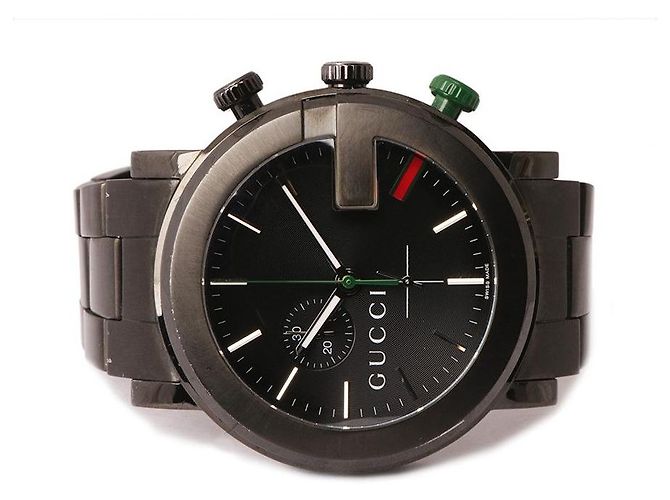 Gucci Relógio Cronógrafo Preto - vista 4