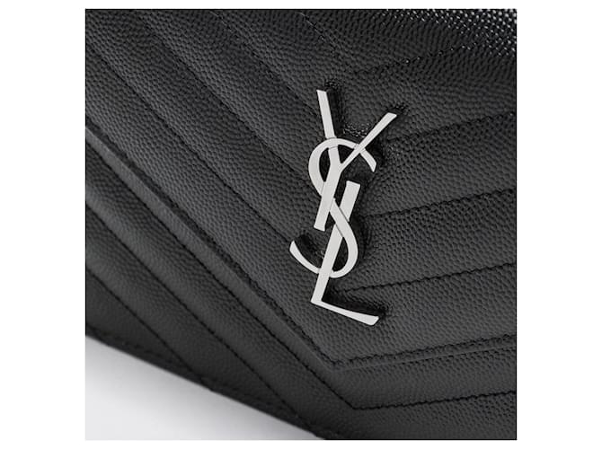 Clutch Monogram Saint Laurent Nero - vista 7