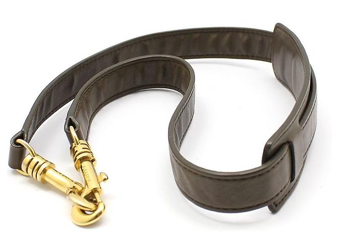 Céline Trapeze Schultertasche mit Goldakzenten Braun - Ansicht 10