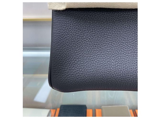 Hermès Birkin Togo Schwarz mit Silberhardware - Ansicht 4