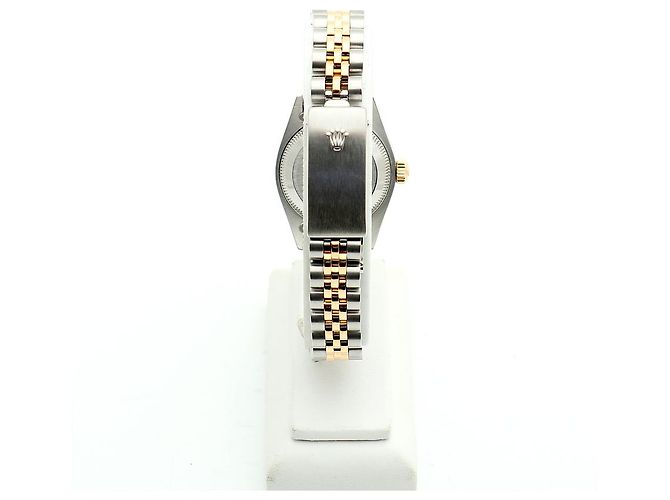 Rolex Datejust Combi Damen Uhr Original Ten Point Diamond Golden - Ansicht 6