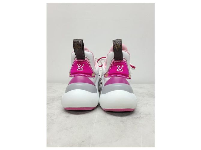 Louis Vuitton Archlight Sneaker aus rosa Leder mit Monogramm Pink - Ansicht 5