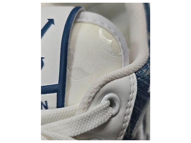 Louis Vuitton Sneakers Denim Charlie Arancione - vista 10