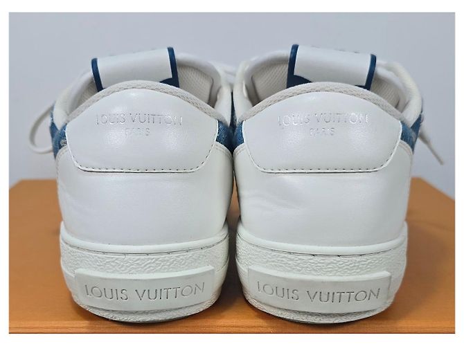 Louis Vuitton Sneakers Denim Charlie Arancione - vista 5