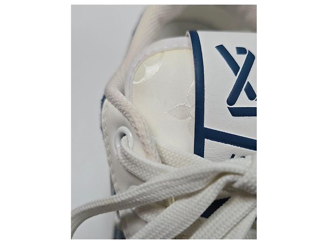 Louis Vuitton Sneakers Denim Charlie Arancione - vista 7