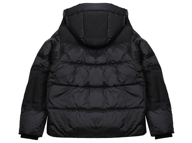 Burberry Giacca imbottita con cappuccio e patch con logo Nero - vista 4