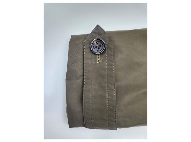 Burberry Trench Coat Khaki Estado Castaño - vista 8