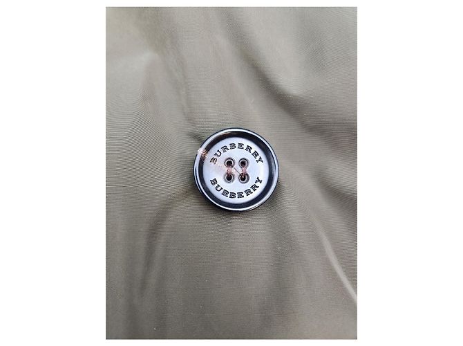 Burberry Trench Coat Khaki Estado Castaño - vista 9
