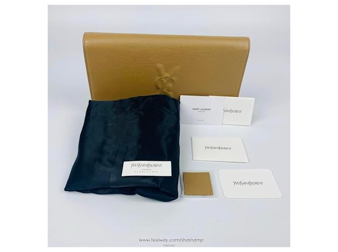 Saint Laurent Clutch marrone - vista 6