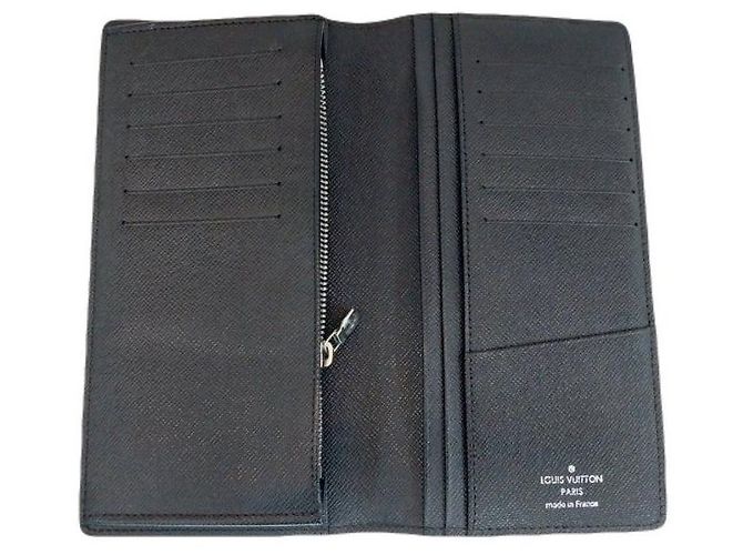 Louis Vuitton LV Black Brazza Wallet Damier Graphite Canvas Men's Long Wallet Brown - view 3
