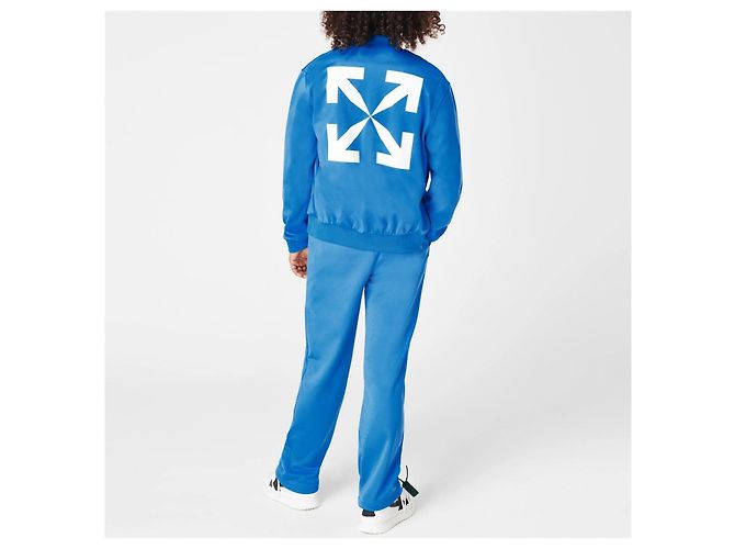 Off White Refurbished Product Size Arrow Track Pants Blue - view 3