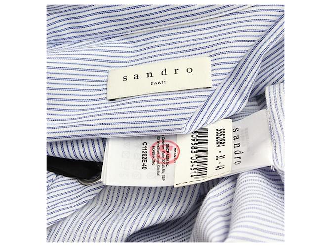 Sandro Camisa de rayas azules - vista 3