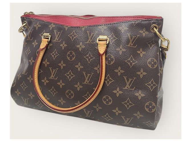 Louis Vuitton Borsa Tote Palace in Monogram Canvas Marrone - vista 2
