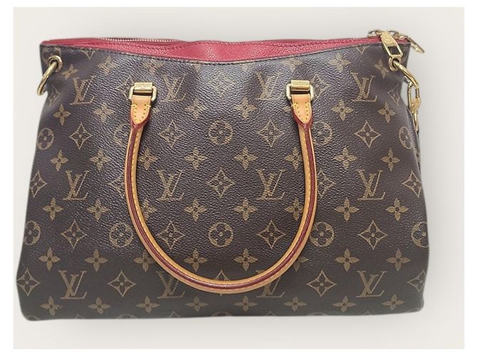 Louis Vuitton Borsa Tote Palace in Monogram Canvas Marrone - vista 5