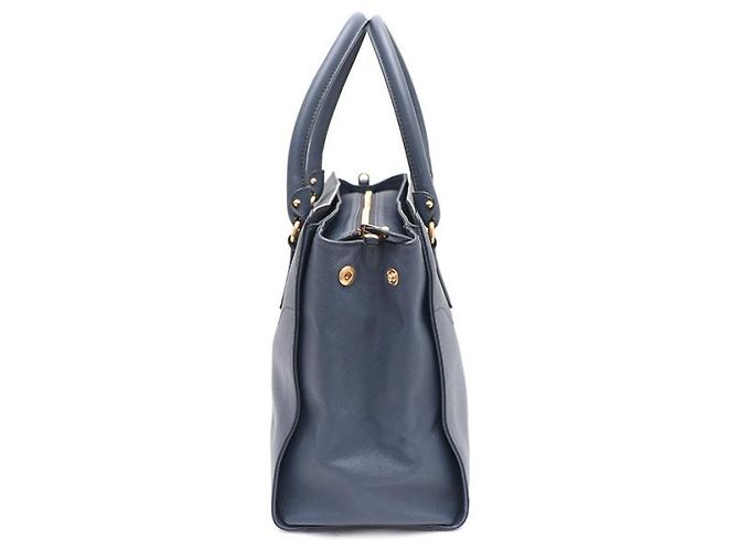 Salvatore Ferragamo Borsa Tote e Borsa a Spalla Becky Medium Blu - vista 14