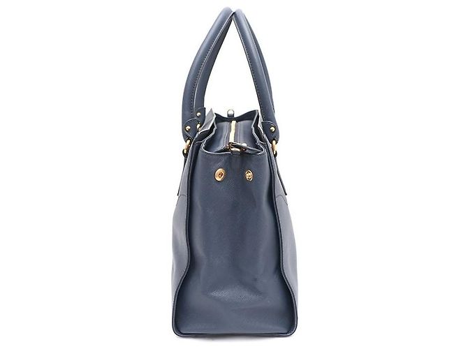 Salvatore Ferragamo Borsa Tote e Borsa a Spalla Becky Medium Blu - vista 3