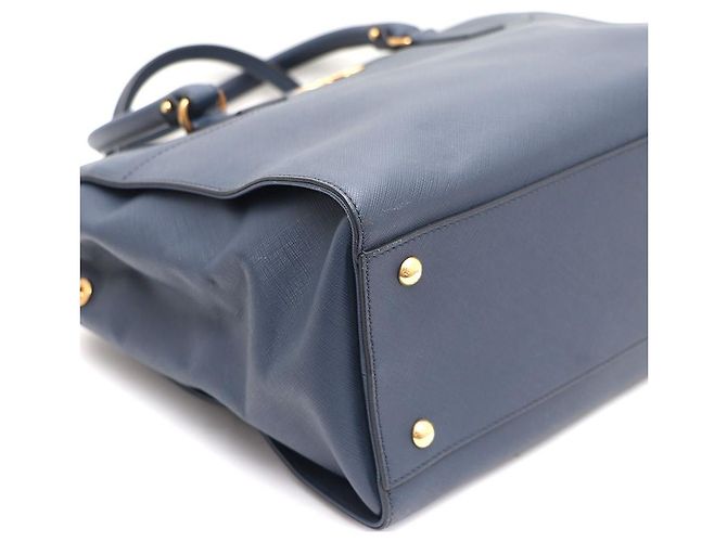 Salvatore Ferragamo Borsa Tote e Borsa a Spalla Becky Medium Blu - vista 7