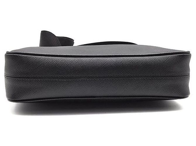 Prada Saffiano Multi Crossbody Bag Schwarz - Ansicht 7