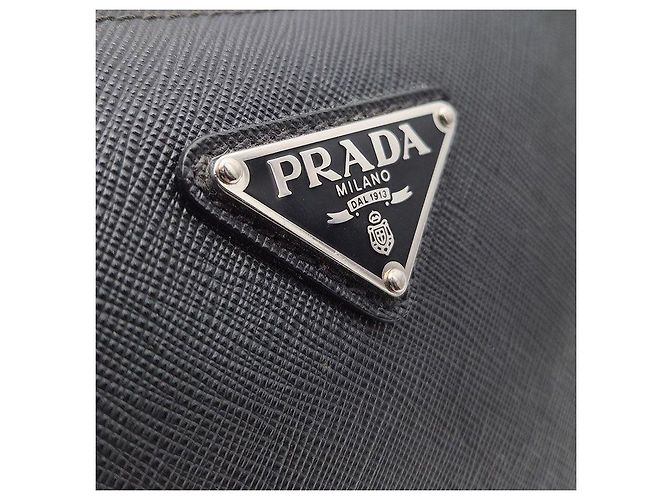Prada Saffiano Multi Crossbody Bag Schwarz - Ansicht 8