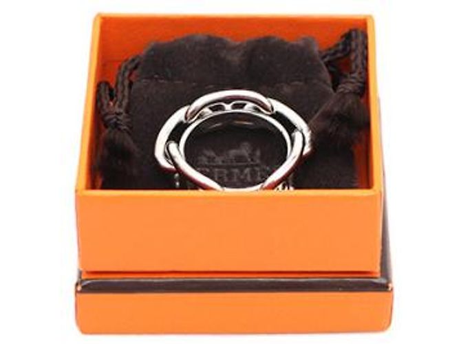 Ring Hermès Anello per foulard Regate Bianco - vista 10