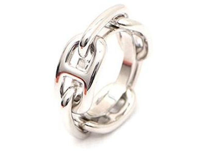 Ring Hermès Anello per foulard Regate Bianco - vista 4
