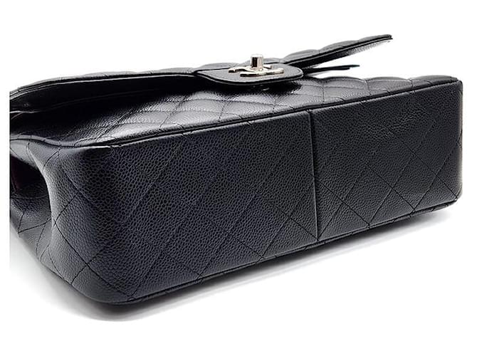 Chanel Caviar Classic Jumbo Nero - vista 7