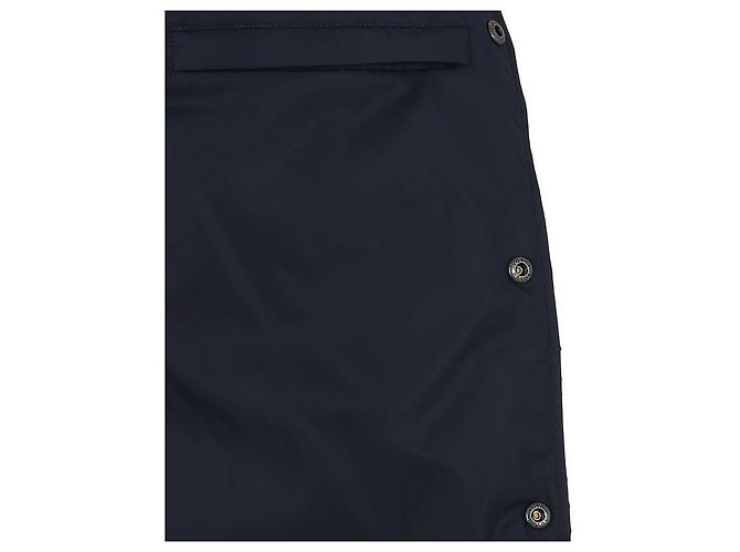 Prada Re-Nylon Daunenweste mit Gänsefeder Blau - Ansicht 6
