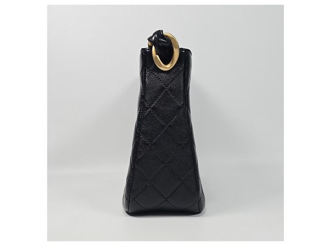 Chanel Borsa Hobo in pelle di agnello Argento - vista 6
