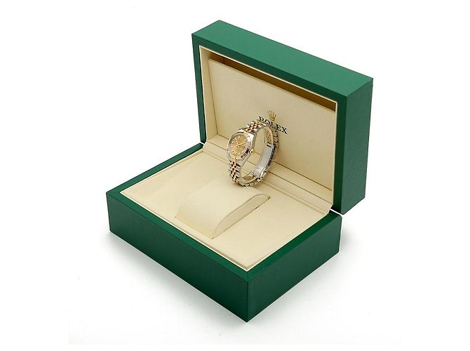 Rolex Lady Datejust Combination Damenuhr Original Ten Point Diamond Computer Dial Golden - Ansicht 25
