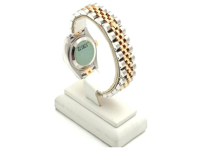 Rolex Lady Datejust Combination Damenuhr Original Ten Point Diamond Computer Dial Golden - Ansicht 5