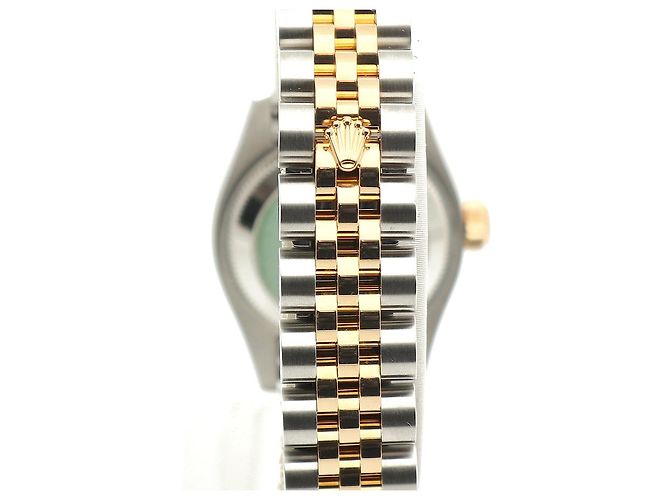 Rolex Lady Datejust Combination Damenuhr Original Ten Point Diamond Computer Dial Golden - Ansicht 7