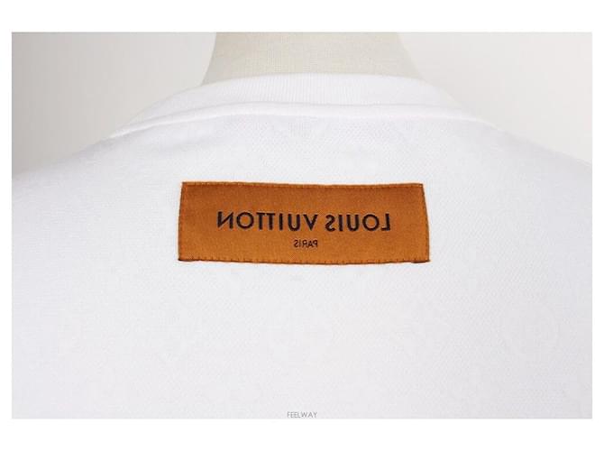 Louis Vuitton Kurzärmeliges T-Shirt mit Perlen-Tiermonogramm Silber - Ansicht 6