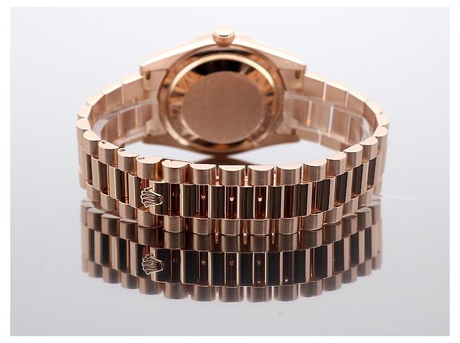 Rolex Relógio Day-Date Masculino em Ouro com Dez Diamantes Rose Gold - vista 15