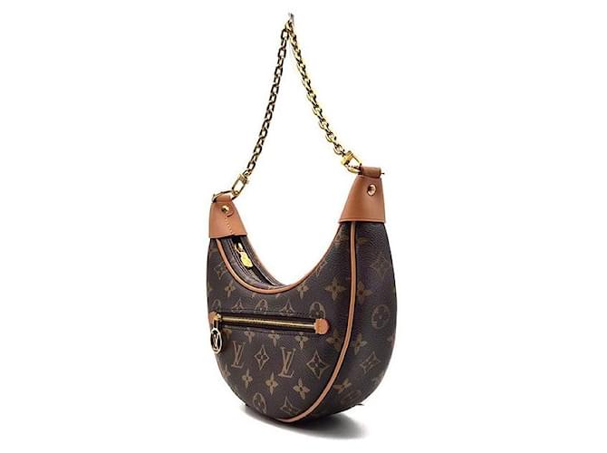 Louis Vuitton Monogram Loop Chain Schultertasche Braun - Ansicht 2