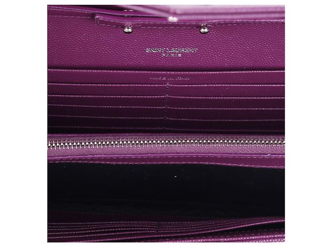 Saint Laurent Borsa a tracolla WOC a bustina viola Porpora - vista 11