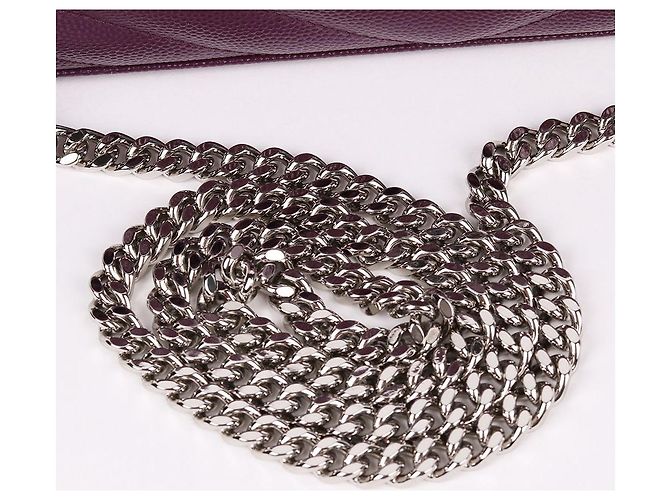 Saint Laurent Borsa a tracolla WOC a bustina viola Porpora - vista 6