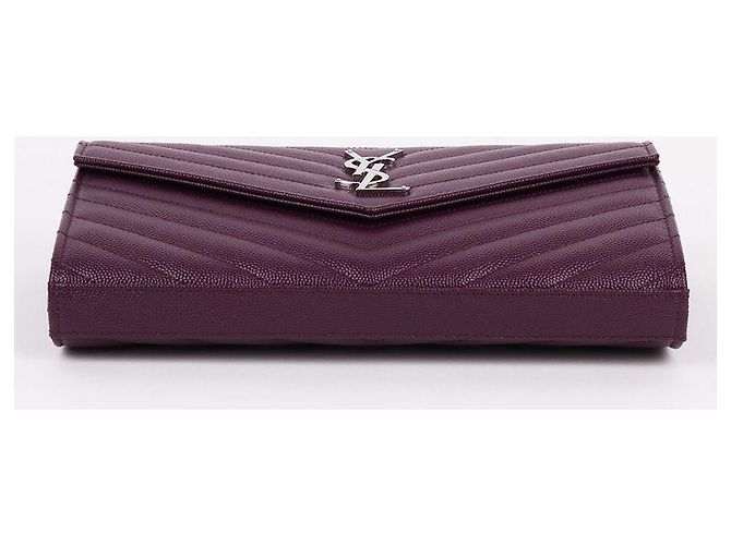 Saint Laurent Borsa a tracolla WOC a bustina viola Porpora - vista 7