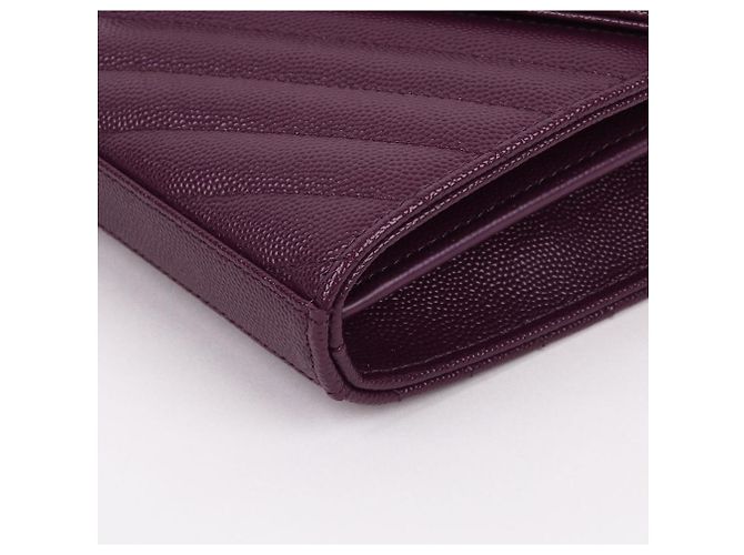 Saint Laurent Borsa a tracolla WOC a bustina viola Porpora - vista 8