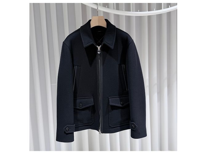 Tom Ford Version Wool Zip-Up Black Jacket - view 3