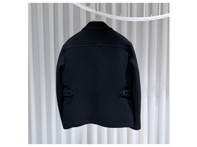 Tom Ford Version Wool Zip-Up Black Jacket - view 4