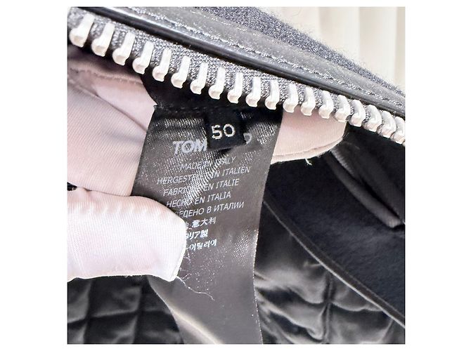Tom Ford Version Wool Zip-Up Black Jacket - view 6